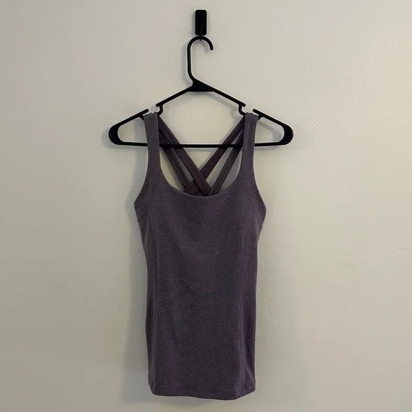 Lululemon Cross It Off Tank - 8 - Heathered Graphite Purple - Picture 7 of 12
